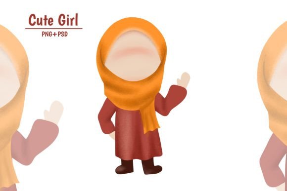 Download Cute Little Muslim Girl - Premium Bundle